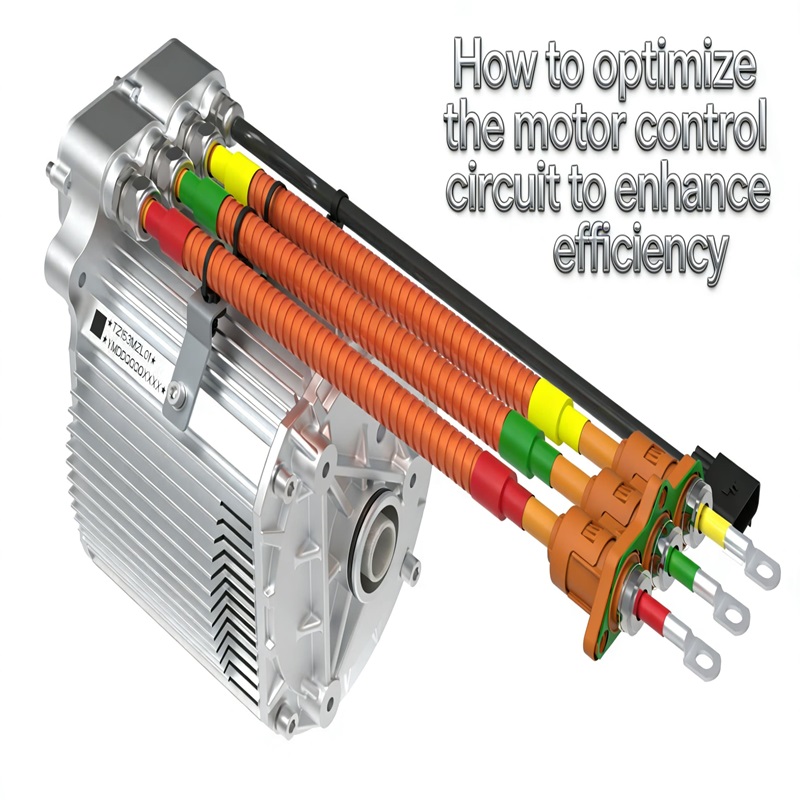 How to optimize the motor control circuit to enhance efficiency?
