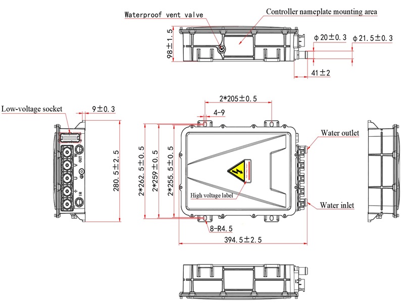 320V 540V Motor Controller