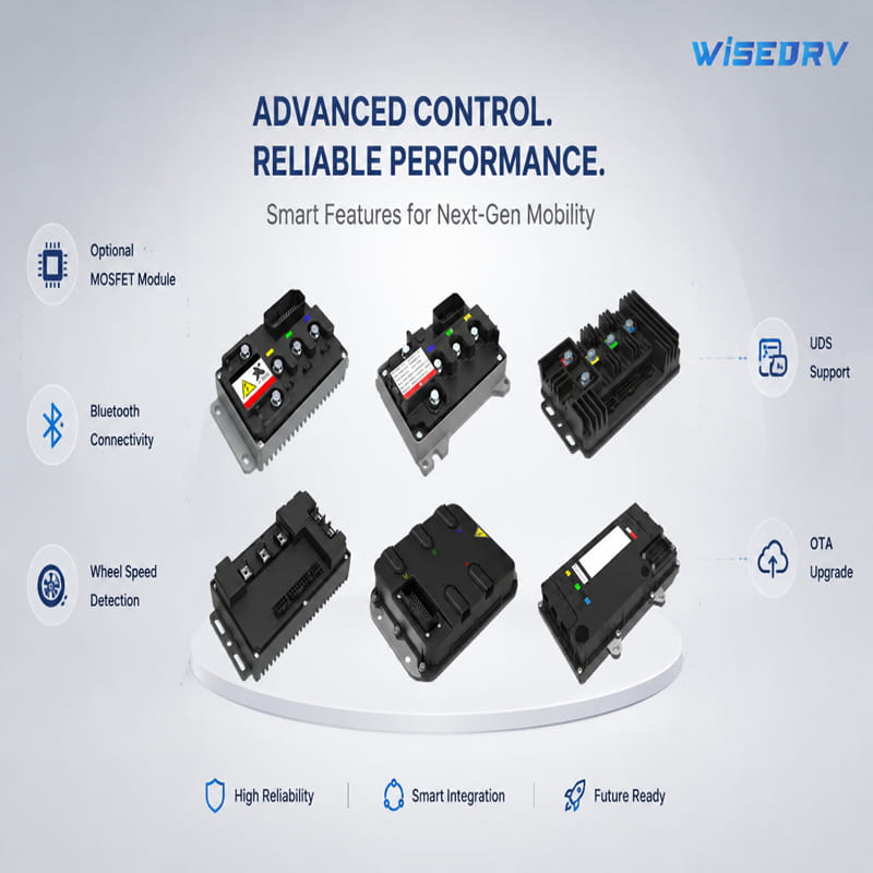 How to choose the right motor controller type for electric two wheelers in terms of efficiency and power?