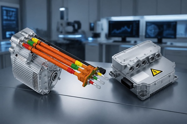 Electric drive power systems with different power and voltage levels Electric drive power systems with different power and voltage levels
