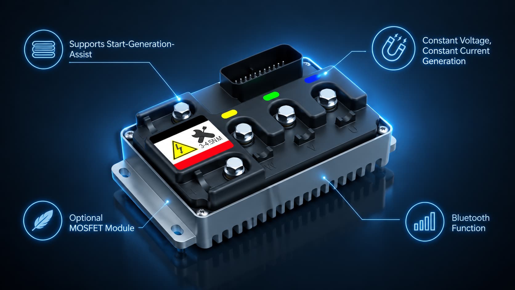 48V brushless generator controller