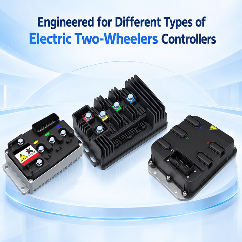 What is the purpose of the motor controller? How can one select the appropriate controller for different types of two-wheel electric vehicles?