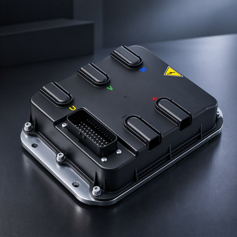 What core performance and functions should a high-performance AC motor controller for high-speed electric motorcycles possess?