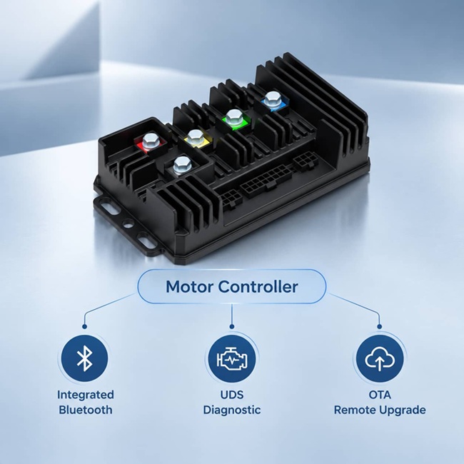 Bluetooth enabled motor controller Bluetooth enabled motor controller